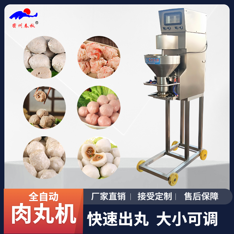 【肉丸機(jī)】實(shí)心丸子機(jī) 雞脯丸子 肉丸子 蝦丸魚(yú)丸 加工整套設(shè)備